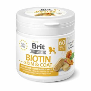 Brit Care Dog Vitamins Biotin Skin & Coat Care 60 tablet obraz