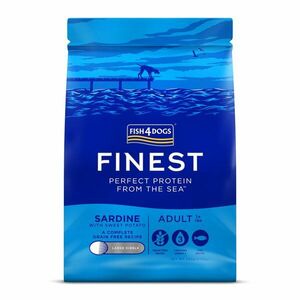 Fish4Dogs Granule velké pro dospělé psy Finest sardinka se sladkými bramborami 1, 5 kg, 1+ obraz