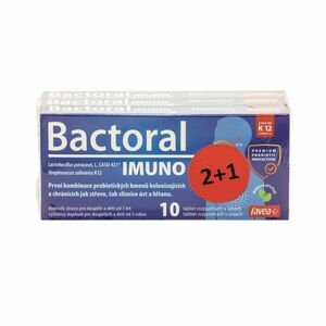 Bactoral IMUNO 10 tablet 2+1 obraz
