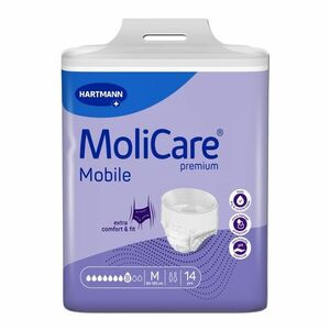 MoliCare Mobile 8 kapek vel. M natahovací kalhotky 14 ks obraz