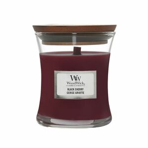 Wood Wick Vonná svíčka Black Cherry 85 g obraz