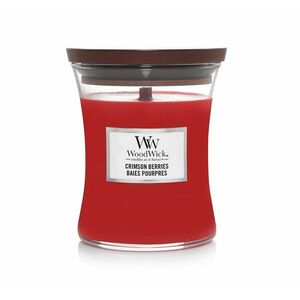 Wood Wick Vonná svíčka Crimson Berries 85 g obraz