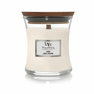 Wood Wick Vonná svíčka Linen 85 g obraz