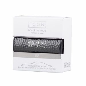 Millefiori Icon Metal Shades Nero vůně do auta 47 g tmavě hnědá obraz