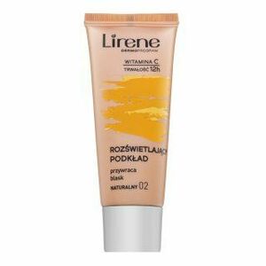 Lirene Brightening Fluid with Vitamin C fluidní make-up pro sjednocení barevného tónu pleti 02 Natural 30 ml obraz