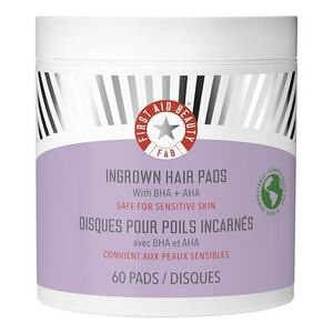 FIRST AID BEAUTY - Ingrown Hair Pads – Kompostovatelné tamponky na zarostlé chloupky, 60 ks obraz