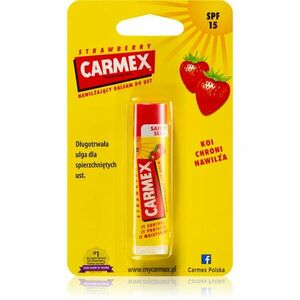 Carmex Strawberry hydratační balzám na rty v tyčince SPF 15 4.25 g obraz