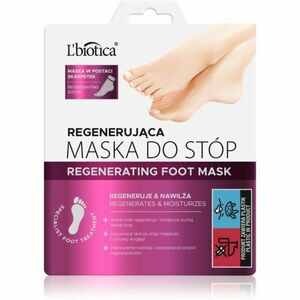 L’biotica Masks regenerační maska na chodidla ve formě ponožek 32 ml obraz