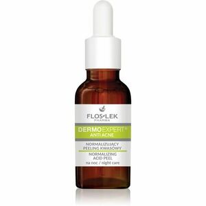 FlosLek Pharma DermoExpert Acid Peel normalizující noční péče pro pleť s nedokonalostmi 30 ml obraz