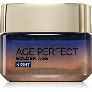 L’Oréal Paris Age Perfect Golden Age noční protivráskový krém pro zralou pleť 60+ 50 ml obraz