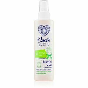 Onclé Baby dětský čisticí olej na zadeček pro děti od narození 200 ml obraz