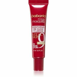 Babaria Rosa Mosqueta krém na oční okolí a rty s 9efekty 15 ml obraz