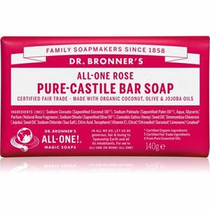 Dr. Bronner’s Rose tuhé mýdlo 140 g obraz