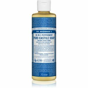 Dr. Bronner’s Peppermint tekuté univerzální mýdlo 240 ml obraz