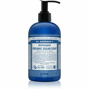 Dr. Bronner’s Peppermint tekuté mýdlo na tělo a vlasy 355 ml obraz