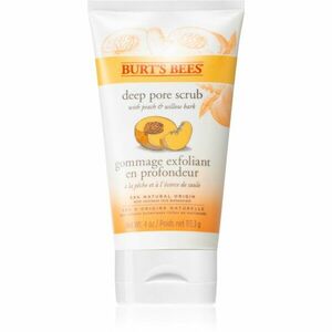 Burt’s Bees Peach & Willow Bark hloubkově čisticí peeling 113.3 g obraz