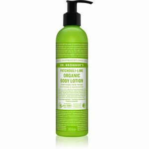 Dr. Bronner’s Patchouli & Lime intenzivní regenerační tělové mléko 240 ml obraz