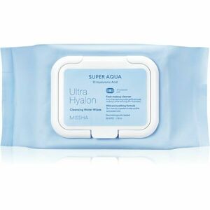 Missha Ultra Hyalon odličovací ubrousky na make-up s kyselinou hyaluronovou 30 ks obraz