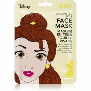Mad Beauty Disney Princess Belle zklidňující plátýnková maska s výtažkem ze šípkové růže 25 ml obraz
