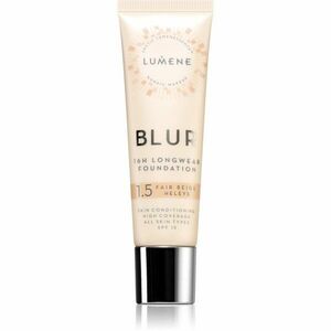 Lumene Blur 16h Longwear dlouhotrvající make-up SPF 15 odstín 1, 5 Fair Beige 30 ml obraz