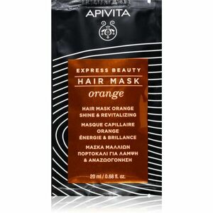Apivita Express Beauty Hair mask Shine Orange revitalizační maska na vlasy 20 ml obraz
