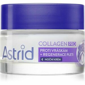 Astrid Collagen PRO noční krém proti projevům stárnutí pleti s regeneračním účinkem 50 ml obraz