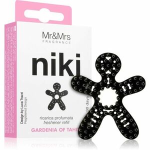 Mr & Mrs Fragrance Niki Gardenia of Tahiti vůně do auta náhradní náplň 1 ks obraz