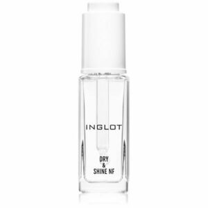 Inglot Dry & Shine NF vrchní lak na nehty pro urychlení zasychání laku s pipetou 9 ml obraz
