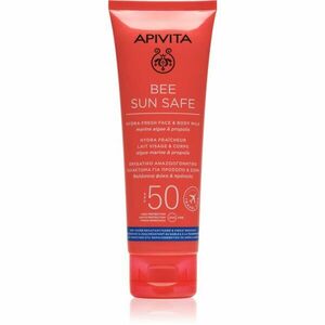 Apivita Bee Sun Safe Hydra Fresh Milk SPF50 opalovací mléko na obličej a tělo SPF 50 100 ml obraz
