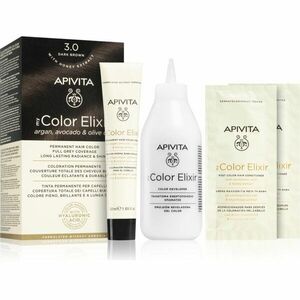 Apivita My Color Elixir barva na vlasy bez amoniaku odstín 3.0 Dark Brown 1 ks obraz