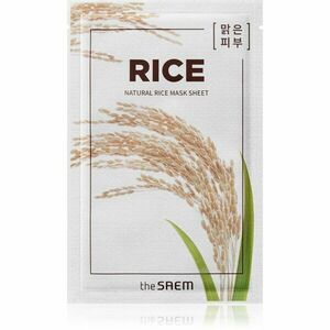 The Saem Natural Mask Sheet Rice plátýnková maska s hydratačním a vyhlazujícím účinkem 21 ml obraz