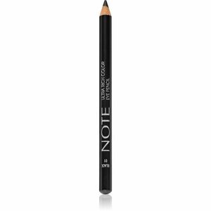 Note Cosmetique Ultra Rich Color voděodolná tužka na oči odstín 01 Black 1, 1 g obraz