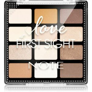 Note Cosmetique Love At First Sight paletka očních stínů 201 Daily Routine 12x1.3 g obraz