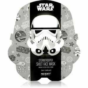 Mad Beauty Star Wars Storm Trooper hydratační plátýnková maska s výtažkem zeleného čaje 25 ml obraz