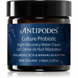 Antipodes Culture Probiotic Night Recovery Water Cream intenzivní noční krém pro revitalizaci pleti s probiotiky 60 ml obraz