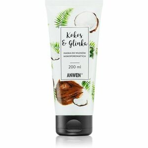 Anwen Coconut & Clay maska na vlasy Low Porosity 200 ml obraz