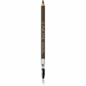 Note Cosmetique Natural Look tužka na obočí s kartáčkem 04 Deep Brown 1, 08 g obraz