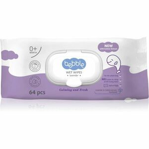 Bebble Wet Wipes Lavender vlhčené ubrousky pro děti na tělo 0+ 64 ks obraz