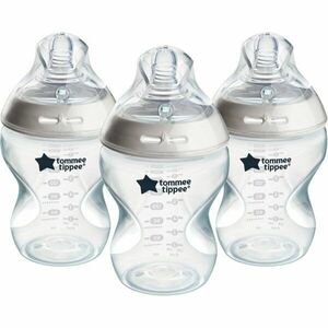Tommee Tippee Natural Start Anti-Colic samosterilizační kojenecká láhev Slow Flow 0m+ 3x260 ml obraz