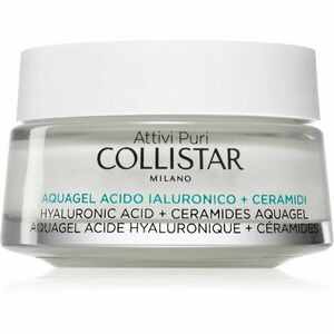 Collistar Attivi Puri Hyaluronic Acid + Ceramides Aquagel hydratační krém-gel s rozjasňujícím účinkem s kyselinou hyaluronovou 50 ml obraz