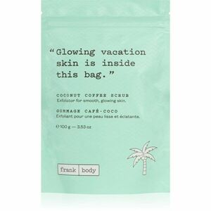 Frank Body Coconut Coffee kávový tělový peeling s kokosovým olejem 100 g obraz
