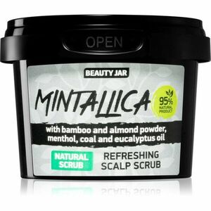 Beauty Jar Mintallica čisticí peeling na vlasy a vlasovou pokožku 100 g obraz