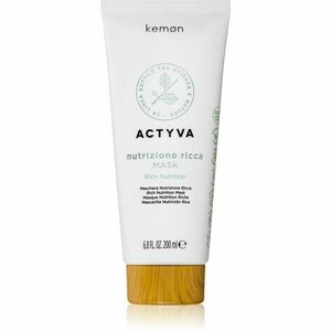 Kemon Actyva Nutrizone Ricca vyživující maska pro suché vlasy 200 ml obraz