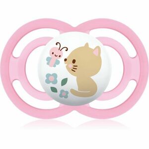 MAM Perfect 16+ months dudlík Pink Cat 1 ks obraz