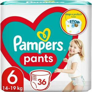 Pampers Pants Size 6 jednorázové plenkové kalhotky 14-19 kg 36 ks obraz