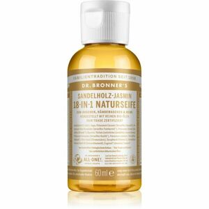Dr. Bronner’s Sandalwood & Jasmine tekuté univerzální mýdlo 60 ml obraz