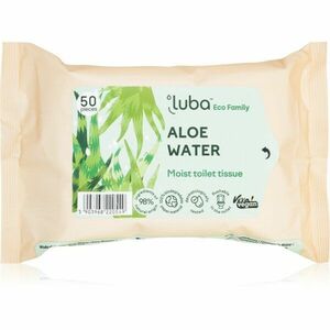 Luba ECO Family vlhčený toaletní papír Aloe vera 50 ks obraz