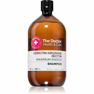 The Doctor Keratin + Arginine + Biotin Maximum Energy keratinový šampon pro posílení a lesk vlasů 946 ml obraz