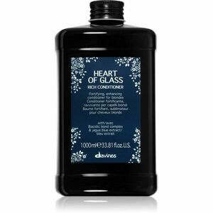 Davines Heart of Glass Rich Conditioner posilující kondicionér pro blond vlasy 1000 ml obraz