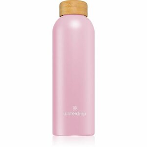 Waterdrop Thermo Steel nerezová láhev na vodu barva Pastel Pink Matt 600 ml obraz